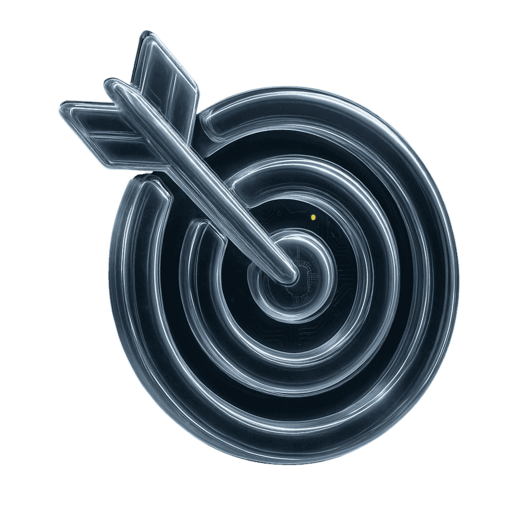 A 3D glassmorphic calendar icon.